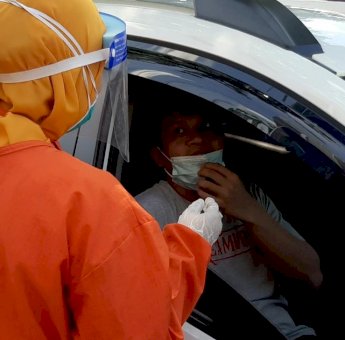 Swab Tes On The Road di Makassar Sasar 15 Titik