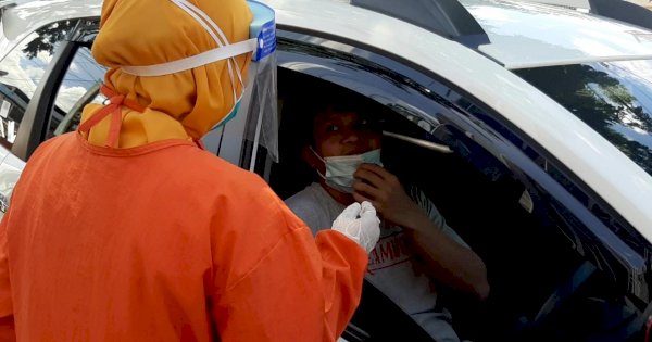 Swab Tes On The Road di Makassar Sasar 15 Titik
