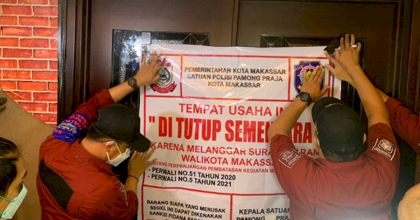Langgar PPKM, THM Hotel ‘Mewah’ di Makassar Disegel