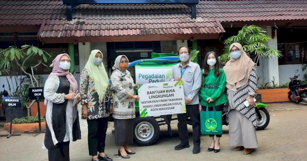 DLH Makassar Dapat Bantuan Motor Penyiram Tanaman