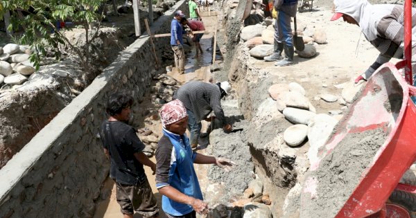 Pembangunan Drainase Salu Matoto Habiskan Anggaran Rp1,5 Miliar