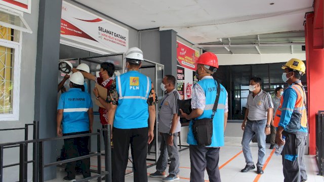 Pengecekan instalasi listri di salah satu lapas di Sulsel || ist