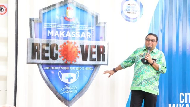 Camat Rappocini, Syahruddin meresmikan recover center di Kelurahan Mapala || ist