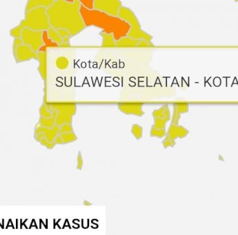 Kota Makassar Zona Kuning Penyebaran Covid-19