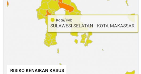 Sulsel Zero PPKM Level IV, Makassar Terapkan PPKM Level II