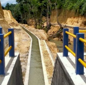 Pembangunan Tahap II Bendung Lalengrie Bone Capai 85%