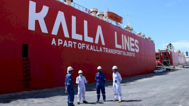 Kalla Lines konsisten memimpin market share distribusi kendaraan rute Jakarta-Makassar || ist