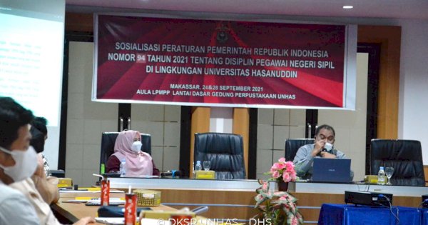 Universitas Hasanuddin Sosialisasikan PP 94/2021 tentang Disiplin PNS