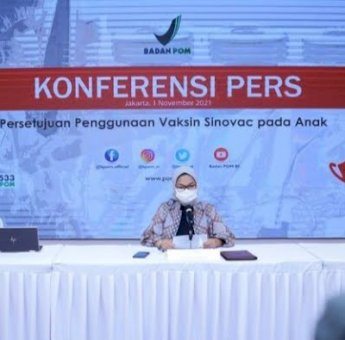 BPOM Izinkan Anak Usia 6-11 Tahun Disuntik Vaksin Covid-19
