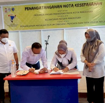 Perumda Pasar Makassar Raya Gandeng Kejari Selamatkan Aset Daerah