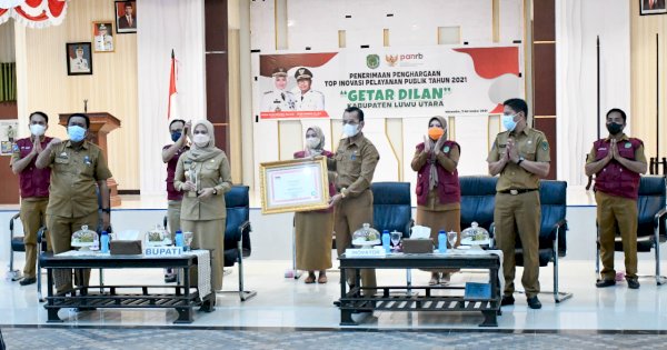 ‘Getar Dilan’ Raih Penghargaan Top 45 Inovasi Pelayanan Publik 2021
