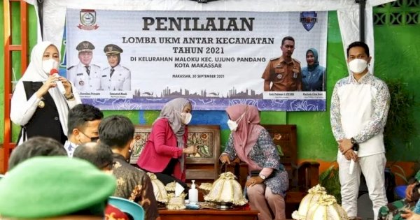 Andi Pattiware Dampingi Wakil Wali Kota Tinjau Lomba UKM Antar Kecamatan