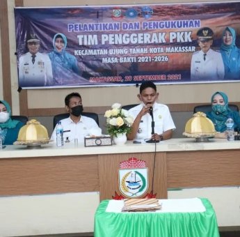Hadiri Pelantikan TP PKK Kecamatan Ujung Tanah, Ini Pesan Ibrahim Chaidar