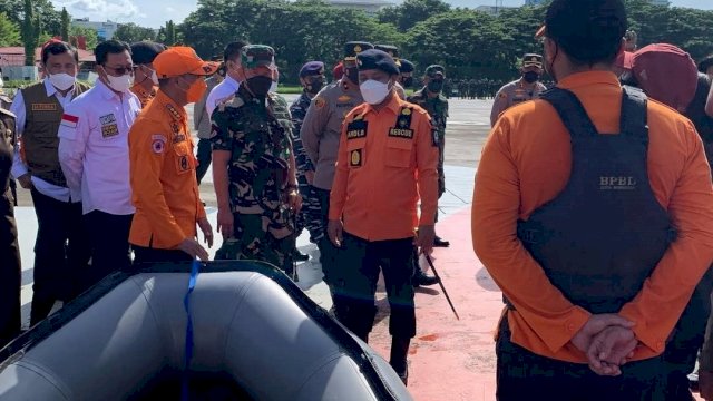 Apel Gelar pasukan dalam rangka kesiapsiagaan penanganan bencana alam, 11 November 2021, lali || ist