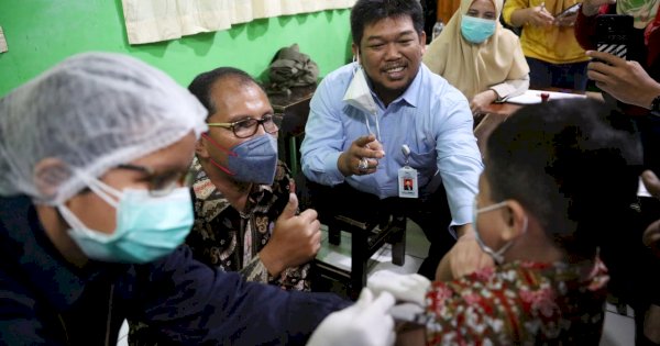 4.955 Siswa SD di Makassar Sudah Divaksin Covid-19
