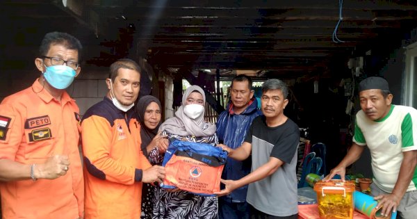Pemprov Sulsel Bantu Korban Angin Puting Beliung di Makassar