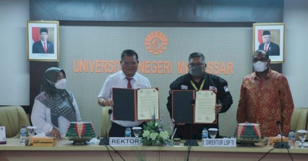UNM Jajaki Kerja Sama dengan LSP-IT Sulawesi Barat