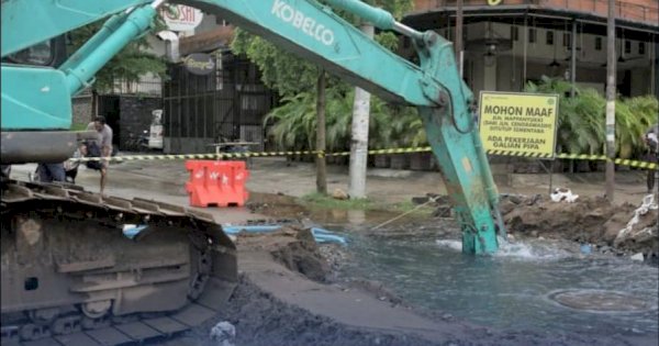 Pengerjaan Darurat, Distribusi Air PDAM di Wilayah Ini Terganggu