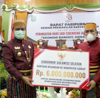 Pemprov Sulsel Kucurkan Rp6 Miliar Bangun Jembatan dan Rehabilitasi Saluran Irigasi di Sidrap