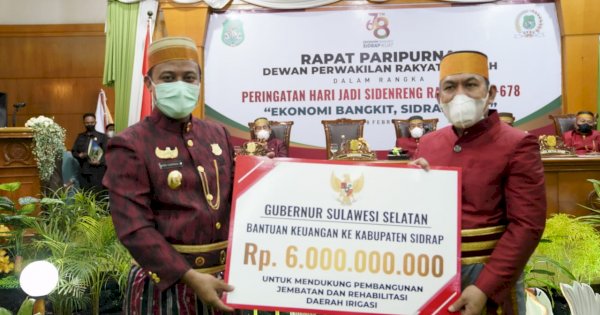 Pemprov Sulsel Kucurkan Rp6 Miliar Bangun Jembatan dan Rehabilitasi Saluran Irigasi di Sidrap
