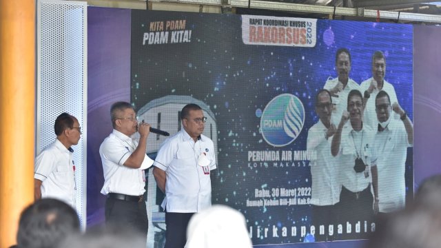 Rakorsus 2022, PDAM Makassar Fokus Tingkatkan Pelayanan dan Tekan Kebocoran Air