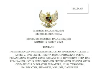 Jumlah Daerah di Sulawesi Selatan Terapkan PPKM Level III Menurun