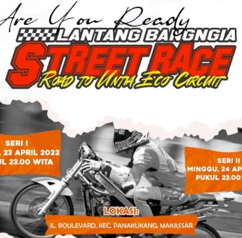 Lantang Bangngia Street Race Siap Digelar Sabtu Ini, Lokasinya di Jalan Boulevard