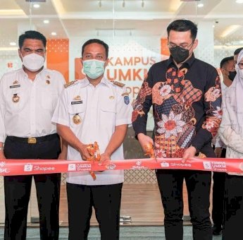 Gubernur Sulsel Resmikan Kampus UMKM Shopee di Makassar