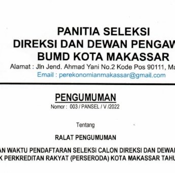 Lelang Direksi dan Dewan Pengawas BPR Diperpanjang, Terakhir Hari Ini!