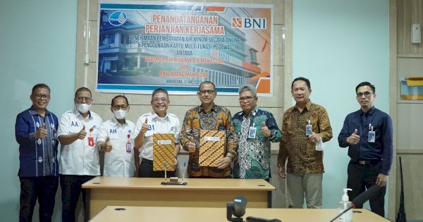 Beri Kemudahan Bagi Pelanggan, PDAM Makassar Teken MoU dengan BNI