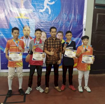 Lima Atlet Anggar Sumbang Medali Emas di Popda Sulsel