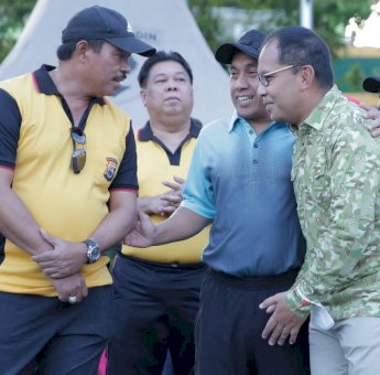 HUT Bhayangkara ke-76, Danny Jalan Santai Bersama Kapolda dan Pangdam