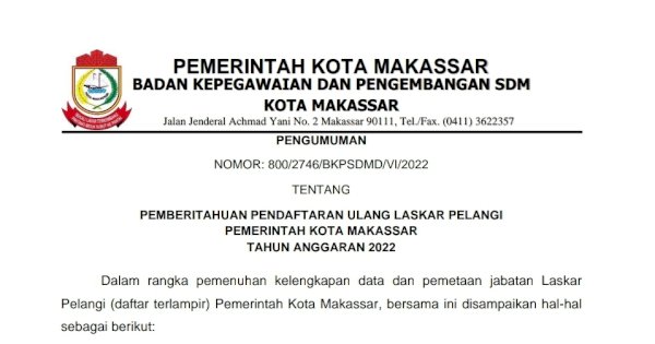 Pendaftaran Ulang Laskar Pelangi Dibuka, Cek Jadwalnya di Sini!