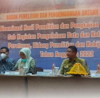 Balitbangda Desiminasi Penelitian Merdeka Belajar, Pemulihan Ekonomi, dan Percepatan Reformasi Birokrasi