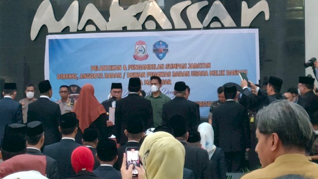 Danny Lantik Direksi dan Dewan Pengawas BUMD Makassar, Berikut Nama dan Posisinya