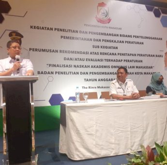 Balitbangda Makassar Genjot Ranperda Omnibus Law Harap Bangkitan Ekonomi