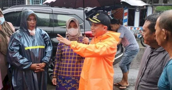 Camat Tallo Tinjau Lokasi Bencana Angin Puting Beliung di Rappokalling