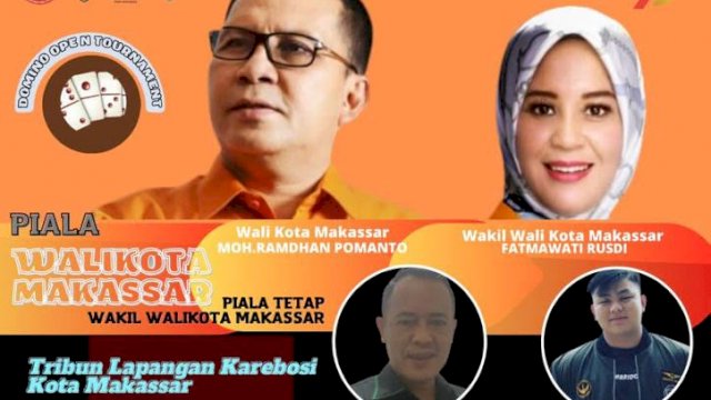 PORDI Makassar Buka Turnamen Domino Siapkan Hadiah Puluhan Juta