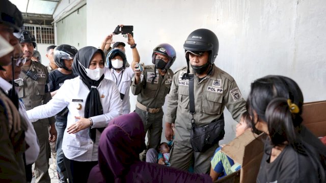 Wakil Wali Kota Sisir Jalan Protokol di Makassar Razia Anjal-Gepeng