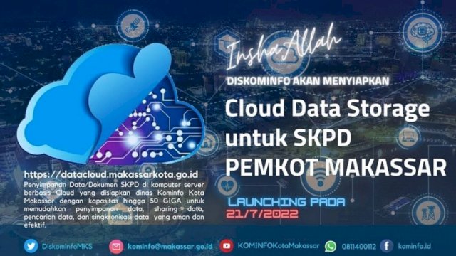 Diskominfo Makassar Siapkan Layanan Cloud Simpan Data OPD
