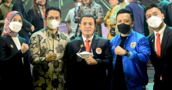 Andi Pattiware Hadiri Pelantikan Ketua KONI Makassar, Ini Pesannya