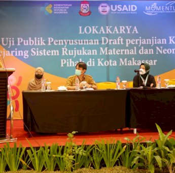 Tekan Angka Kematian Ibu dan Bayi, Pemkot Makassar dan USAID Gelar Uji Publik PKS