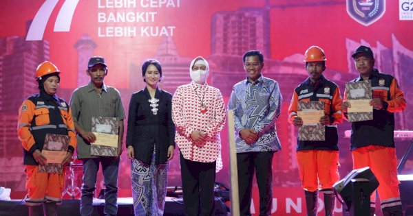 Ketua TP PKK Makassar Hadiri Pesta Rakyat HUT RI ke-77 di Biringkanayya, Puji Penataan Lorong