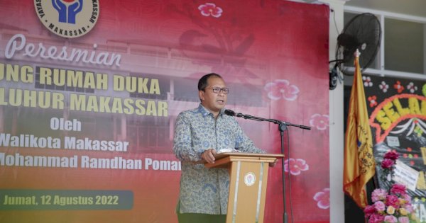 Danny Pomanto Resmikan Rumah Duka Yayasan Budi Luhur Makassar