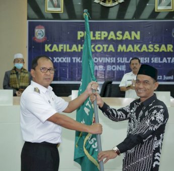 Target Juara, Danny Lepas 54 Kafilah Makassar ke Bone