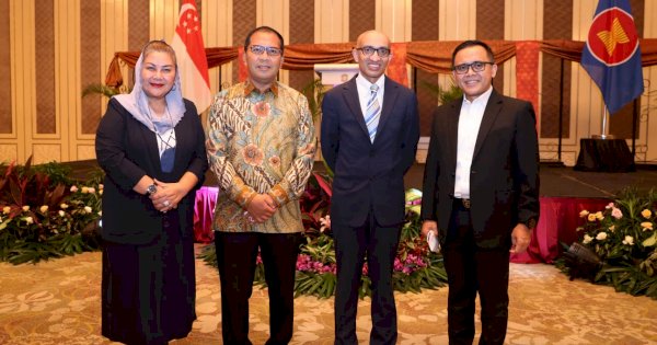 Penuhi Undangan Khusus, Danny Pomanto Hadiri Perpisahan Dubes Singapura