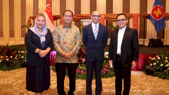 Penuhi Undangan Khusus, Danny Pomanto Hadiri Perpisahan Dubes Singapura