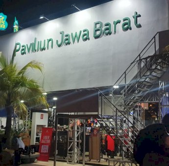 Paviliun Jawa Barat Ramaikan Makassar F8, Tampilkan Lukisan Karya Ridwan Kamil