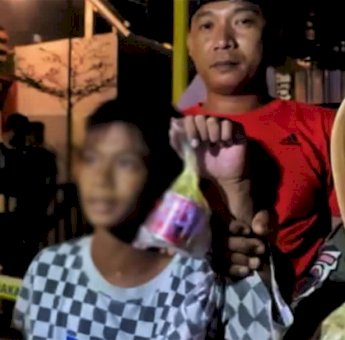 Dinsos Mengamankan Anak Isap Lem di Pasar Segar