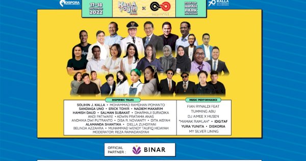BINAR Siap Sukseskan Kalla Youth Fest 2022